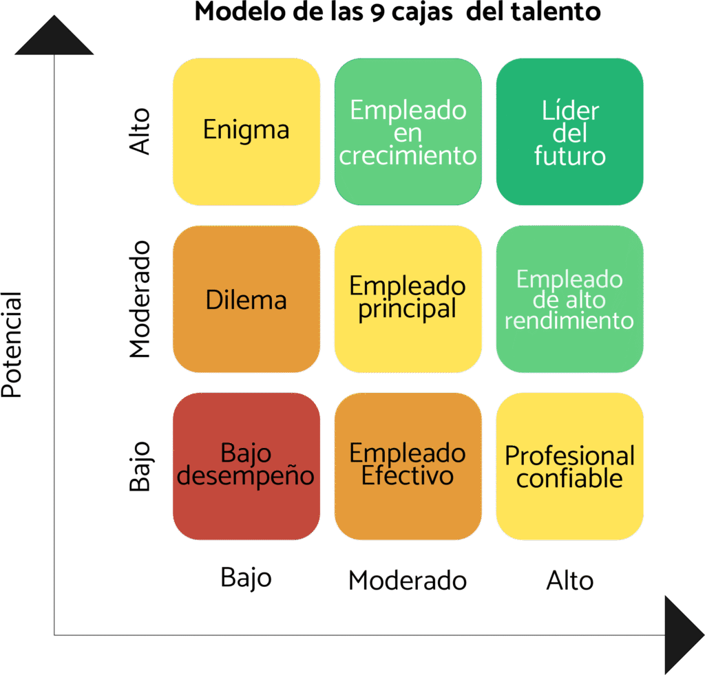 modelo de las 9 cajas del talento min