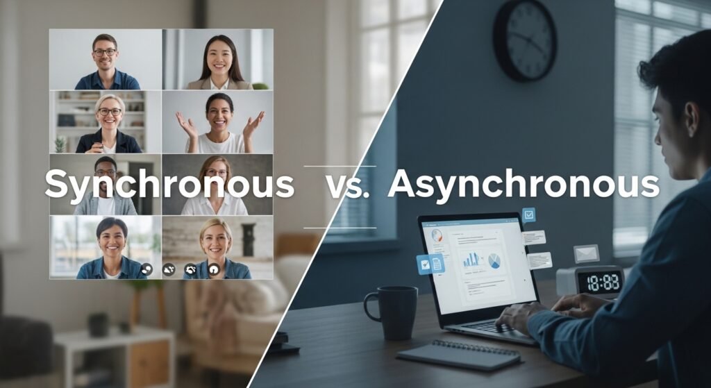 Liderazgo Remoto: Sincrónico vs Asincrónico ¿Cuál elegir? 7 liderazgo remoto sincronico vs asincronico 7